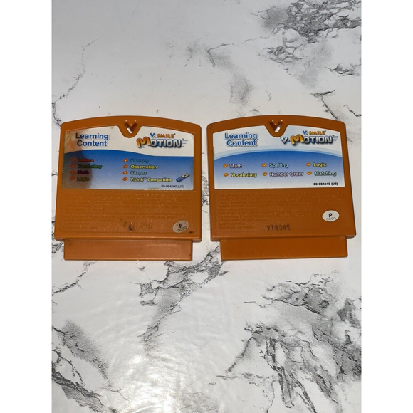 Lot of 2 Vtech Vsmile Vmotion Shrek & Scooby Doo Active Learning Content Game - Picture 2 of 12